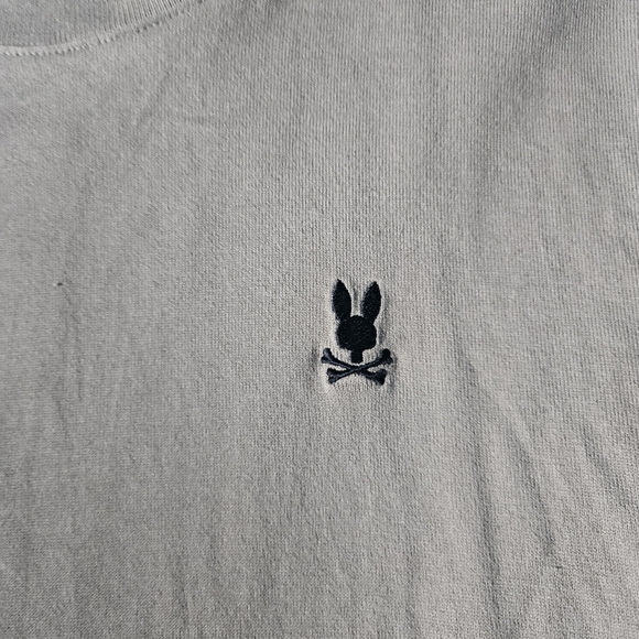 PSYCHO BUNNY Men's Relaxed Fit Oversized Tee Antique Taupe Size 5 / Medium - Picture 4 of 10